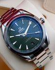 SOLD Seamaster Aqua Terra Green / full set 2021