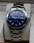 SOLD 2255.80.00 Omega Seamaster 300M full set MINT / electric blue