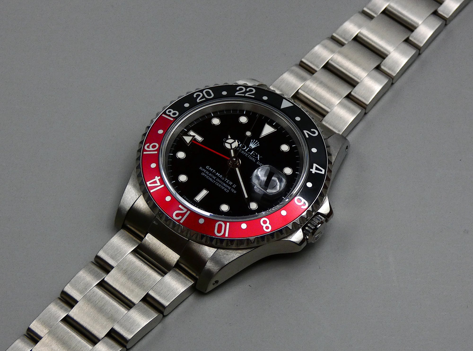 SOLD  Rolex GMT-Master II Coke / 1993 / Mint