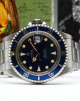 Tudor Submariner Blue / Mint unpolished with amazing patina