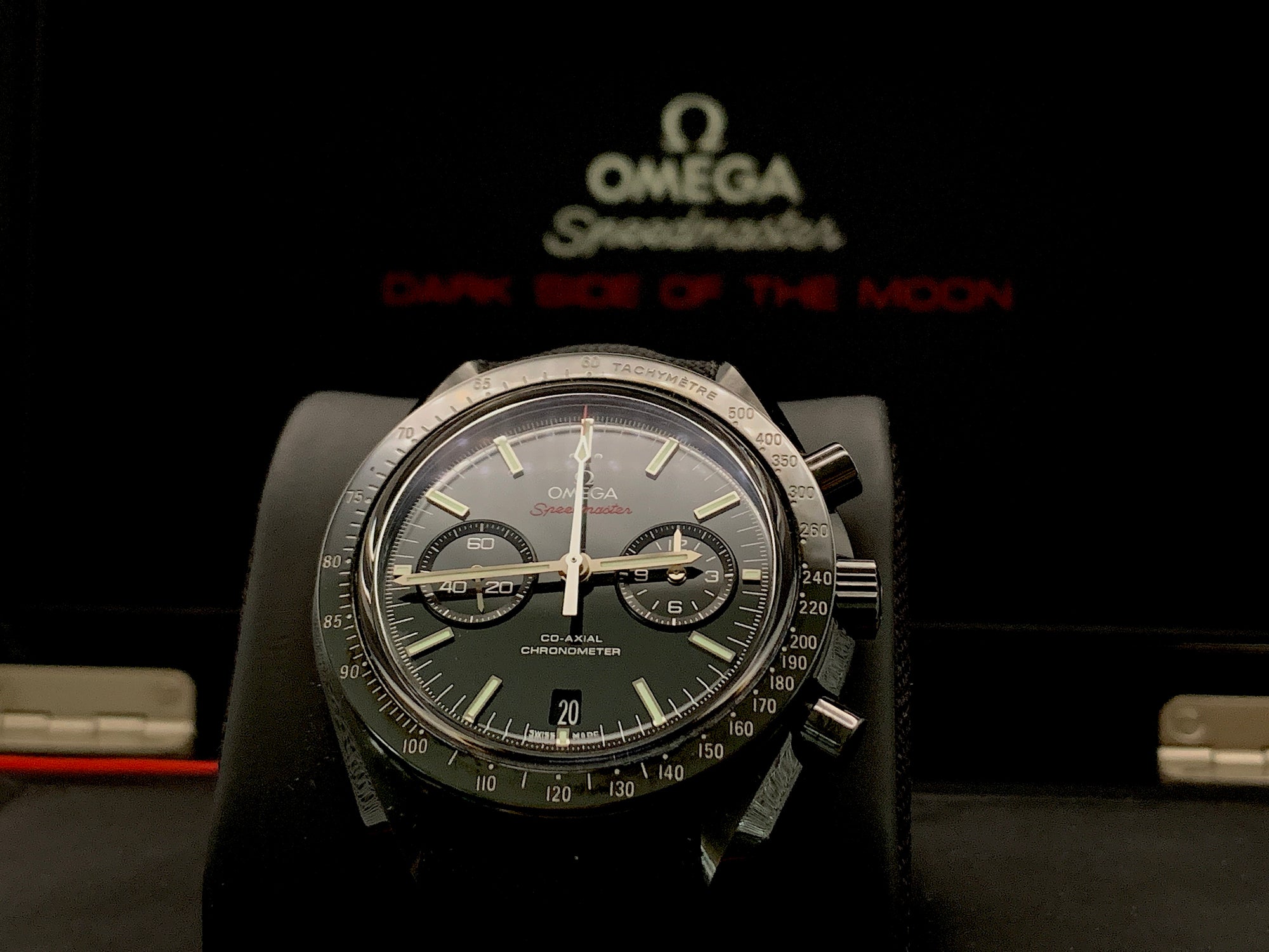 SOLD Omega Dark Side Of The Moon Speedmaster