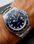 Tudor Submariner Blue / Mint unpolished with amazing patina