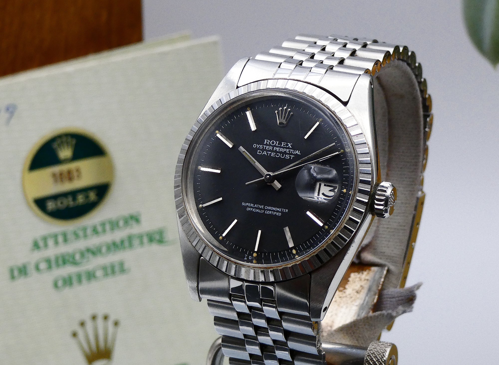 SOLD Rolex Datejust 36 - Grey/Black with papers