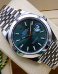 SOLD Rolex Datejust 41 new / green dial