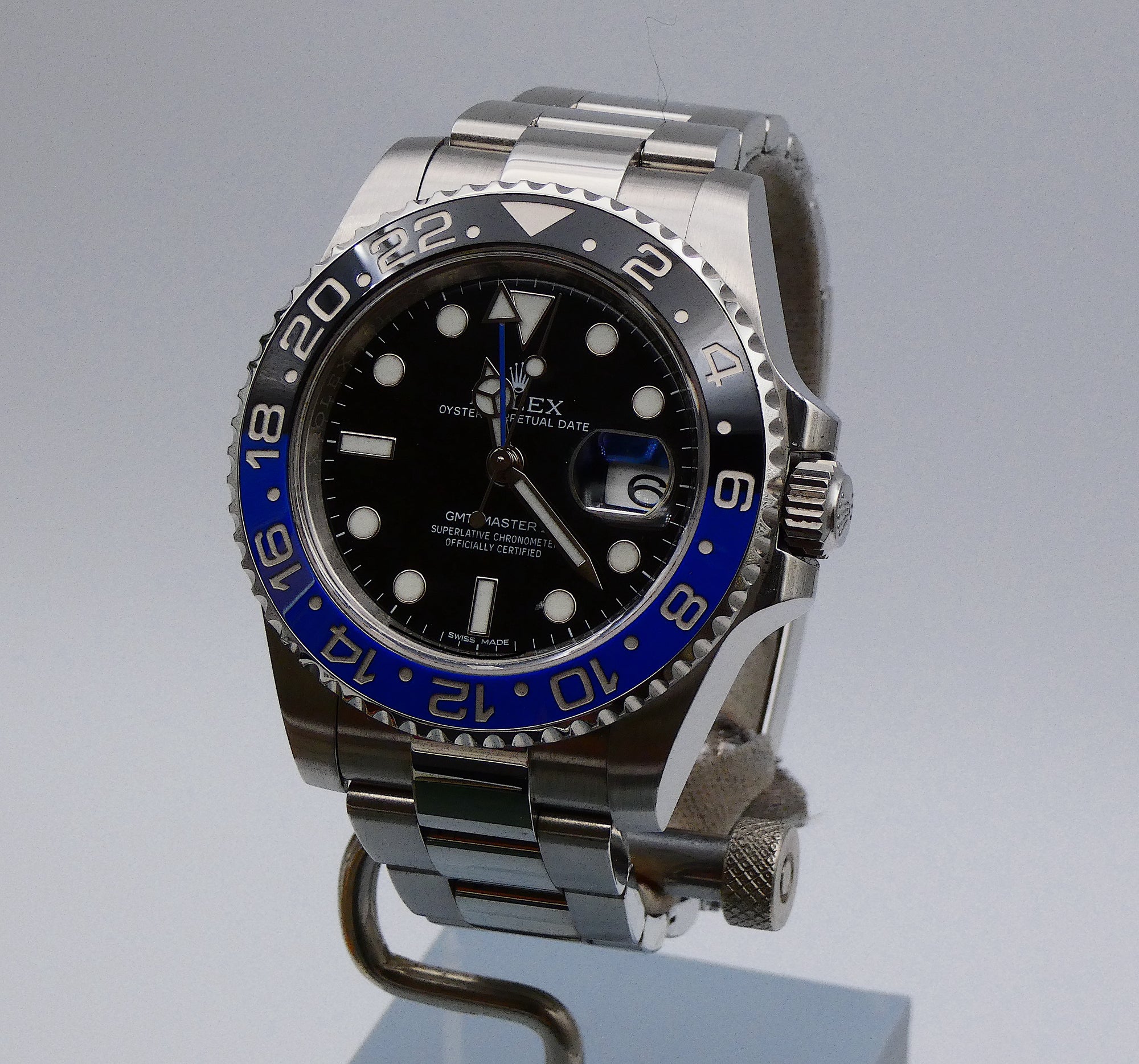 SOLD Rolex GMT-Master II &quot;Batman&quot; Papers + Tag