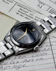 Reserverd Rare Oyster Perpetual / 1957 Full set / black crosshair dial