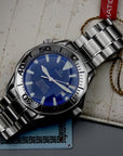 SOLD 2255.80.00 Omega Seamaster 300M full set MINT / electric blue