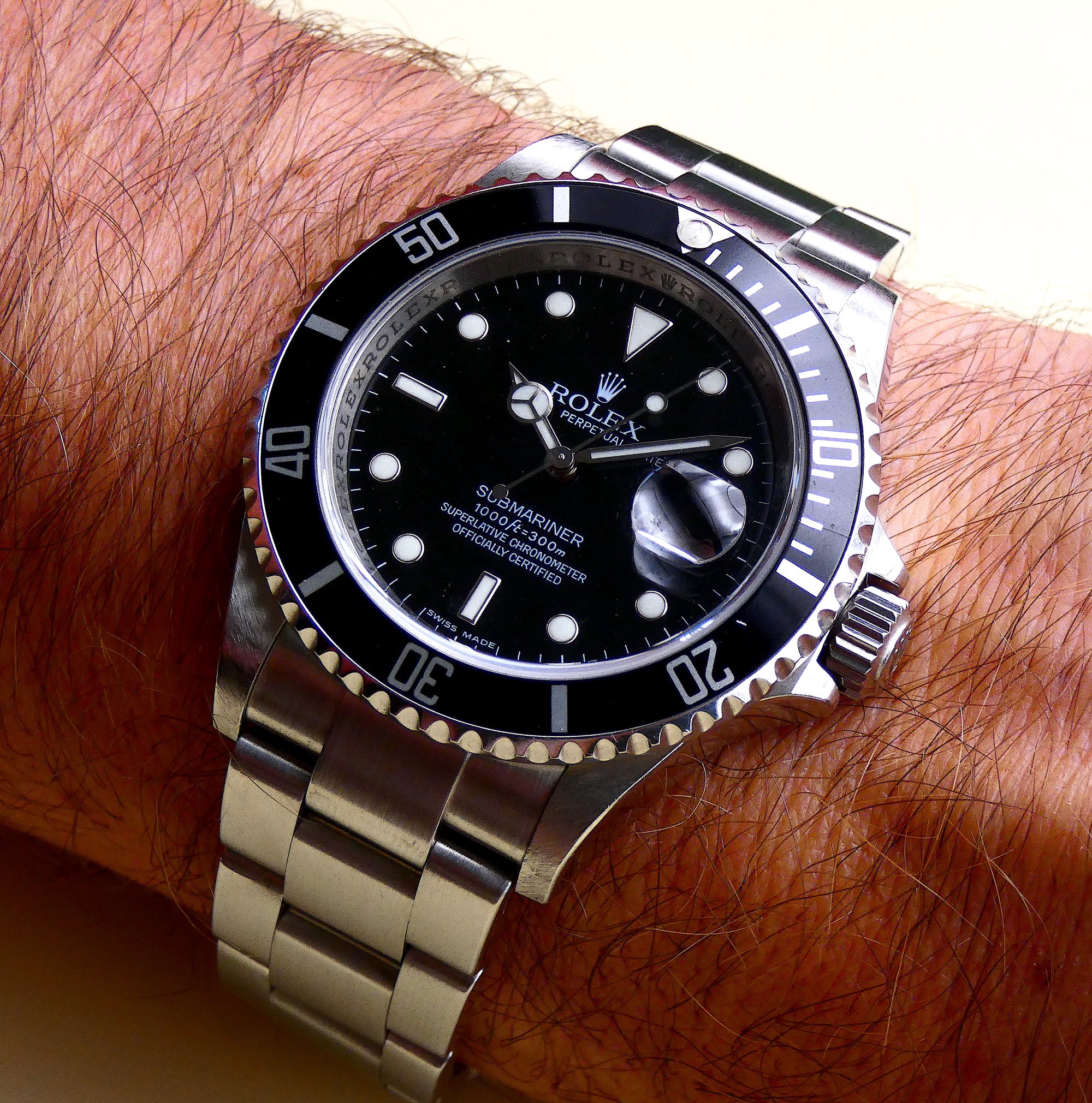 SOLD Rolex Submariner Date RRR no holes / 2009 / unpolished collectors set