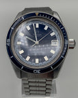 SOLD  Omega Seamaster 60 Big Crown Rare Blue bezel / Unpolished