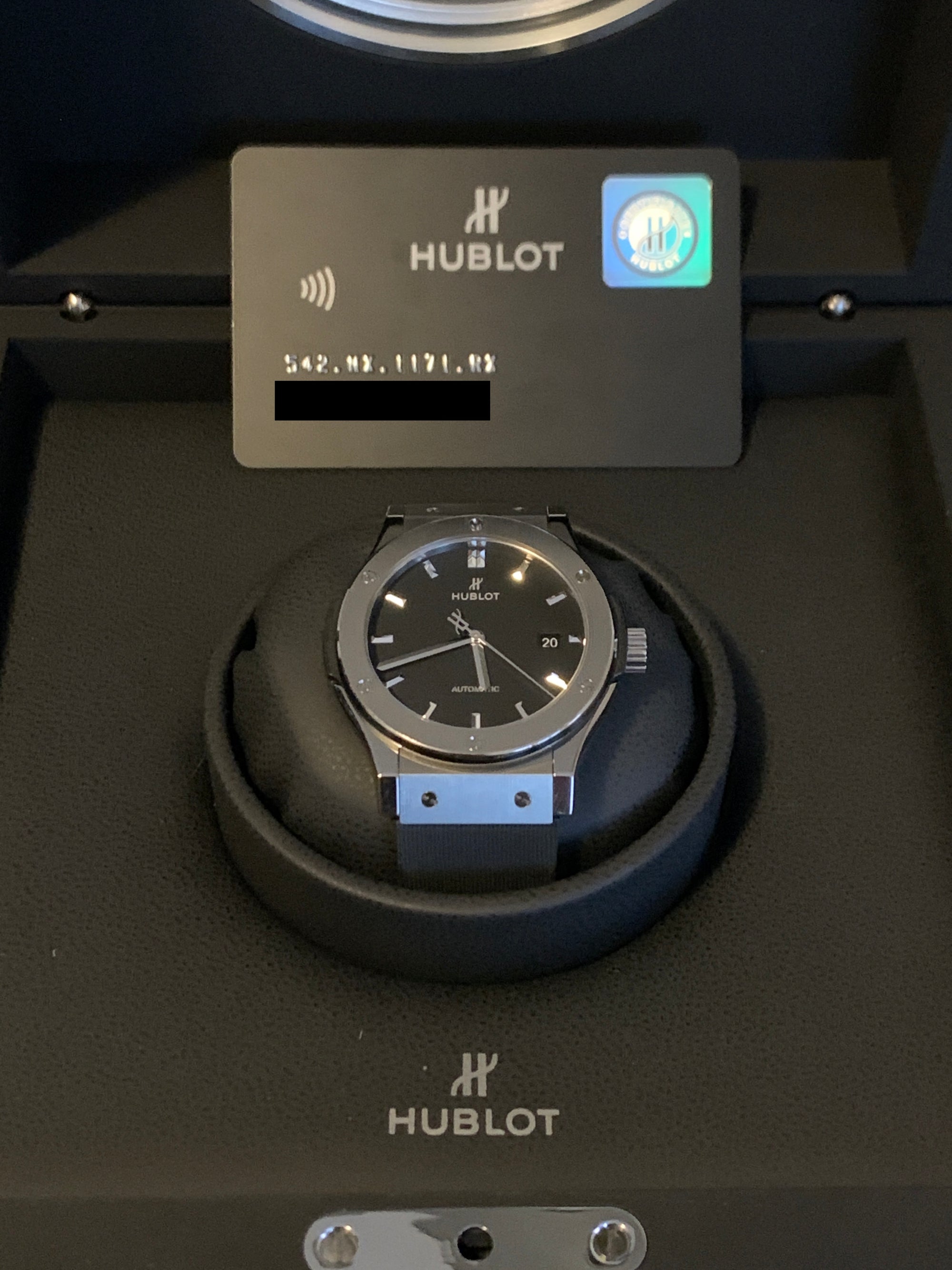 SOLD Hublot Classic Fusion titanium 542.NX.1171.RX